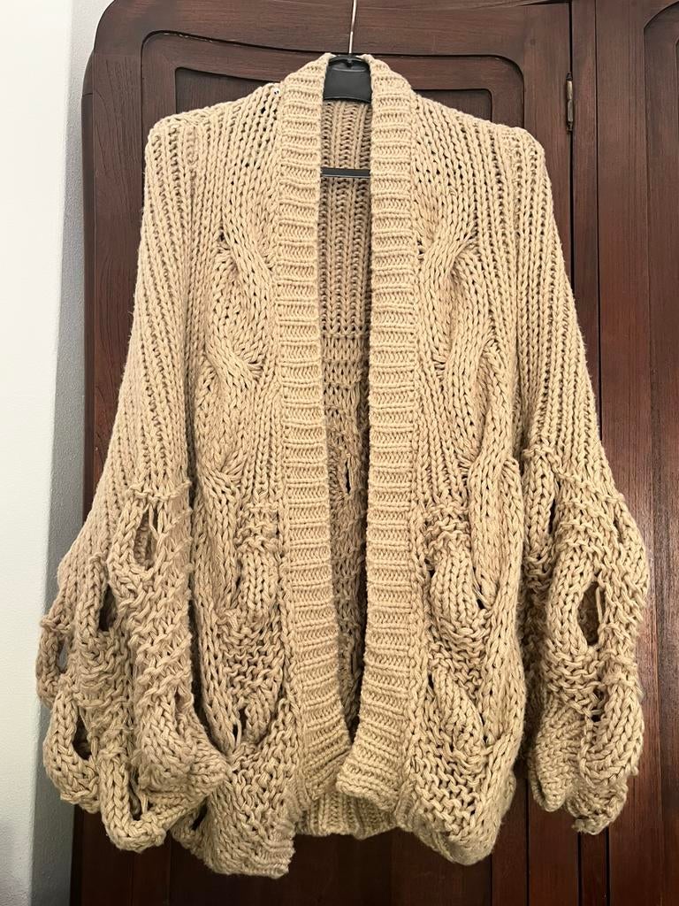 Ibiza vest 1 maat t/m 48 NIEUW, Ophalen, Nieuw, Maat 46/48 (XL) of groter, Beige