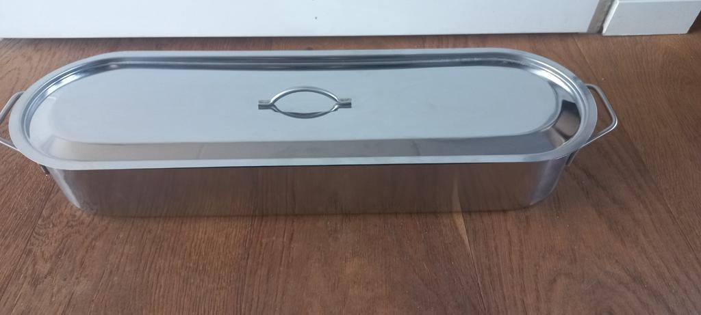 Vispan met inzetstuk, Ophalen of Verzenden, Zo goed als nieuw