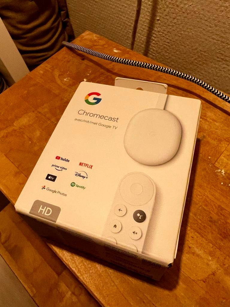 Google Chromecast met Google TV (HD), Ophalen of Verzenden, Zo goed als nieuw, HDMI, Zonder harde schijf
