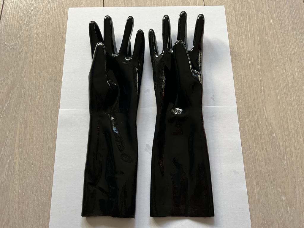Spannende Latex Handschoenen - Nieuw, Ophalen of Verzenden, Nieuw, Maat 38/40 (M), Handschoenen