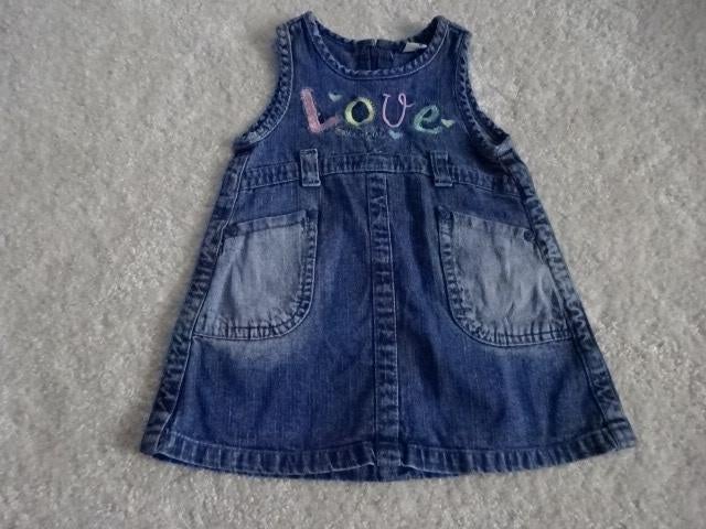 Spijkerjurkje / in perfecte staat / maat 74, Meisje, Jurkje of Rokje, Ophalen of Verzenden, Zo goed als nieuw