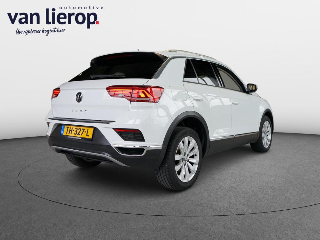 Volkswagen T-Roc 1.5 TSI Sport CARPLAY | CAMERA | XENON/LED, 4 cilinders, 150 pk, Leder en Stof, Wit