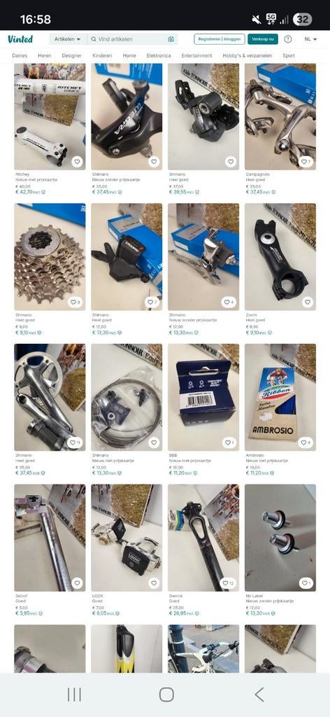 SALE Campagnolo Shimano derailleurs remmen wielen frames, Kinderfiets, https://www.vinted.nl/member/27630630-jorrit14, Zo goed als nieuw