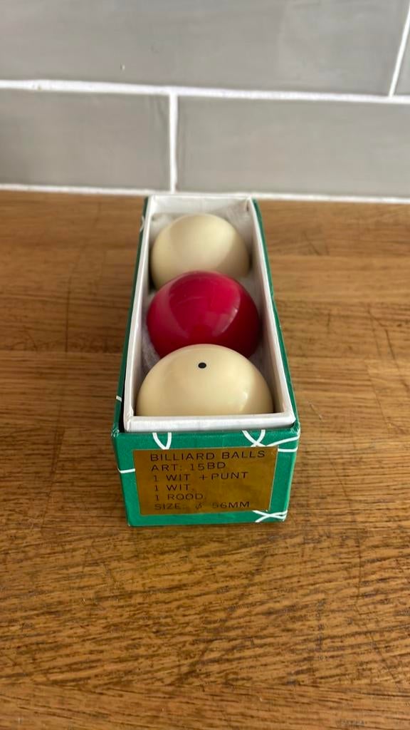 55 Sets Biljartballen 56mm NIEUW IN DOOS, Sport en Fitness, Biljarten en Poolen, Ophalen of Verzenden, Nieuw, Keu of Ballen