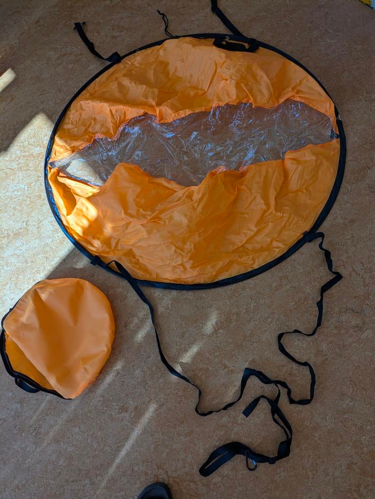 Te koop: kano/kayakzeiltje, Watersport en Boten, Ophalen of Verzenden, Zo goed als nieuw