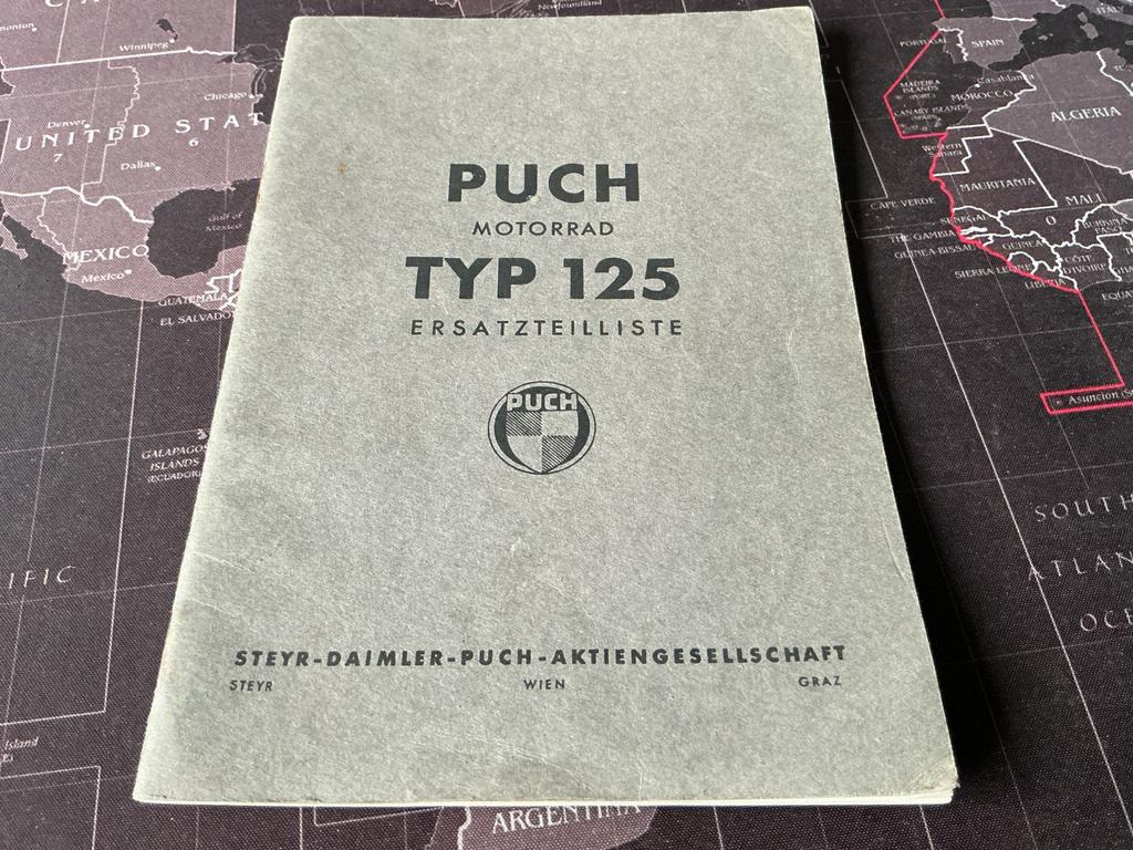 Puch Motorrad Typ 125 Ersatzteilliste, Verzenden, Overige merken