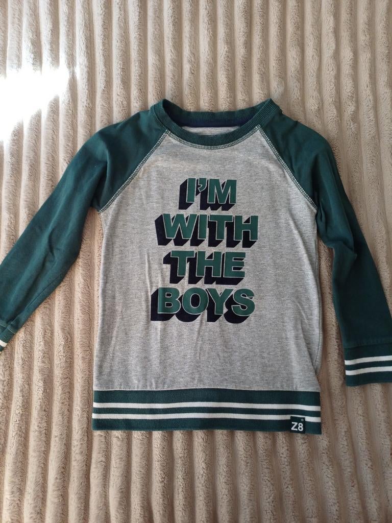 Z8 shirt lange mouwen maat 104/110 nette staat, Kinderen en Baby's, Kinderkleding | Maat 104, Z8, Ophalen of Verzenden, Zo goed als nieuw