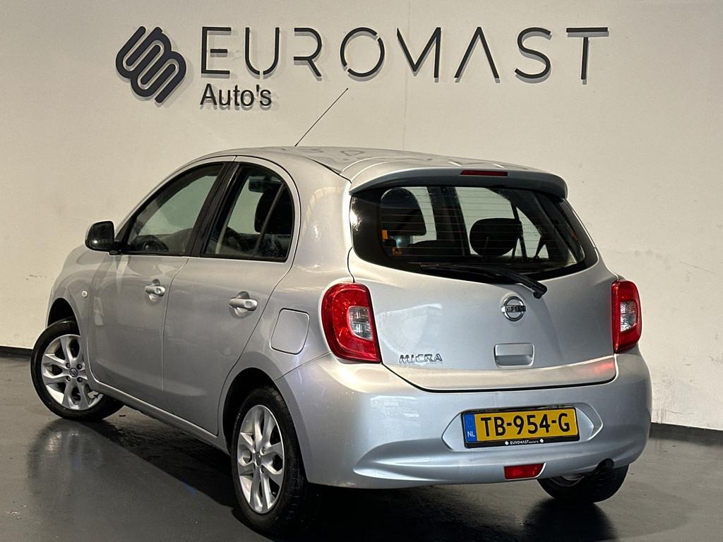 Nissan Micra 1.2 Acenta Airco 5d Cruise Nieuwe Apk, Voorwielaandrijving, Stof, Gebruikt, 1198 cc