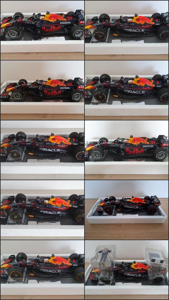 Max Verstappen 1:18 MiniChamps modellen Red Bull Racing, Ophalen of Verzenden, Nieuw, Formule 1