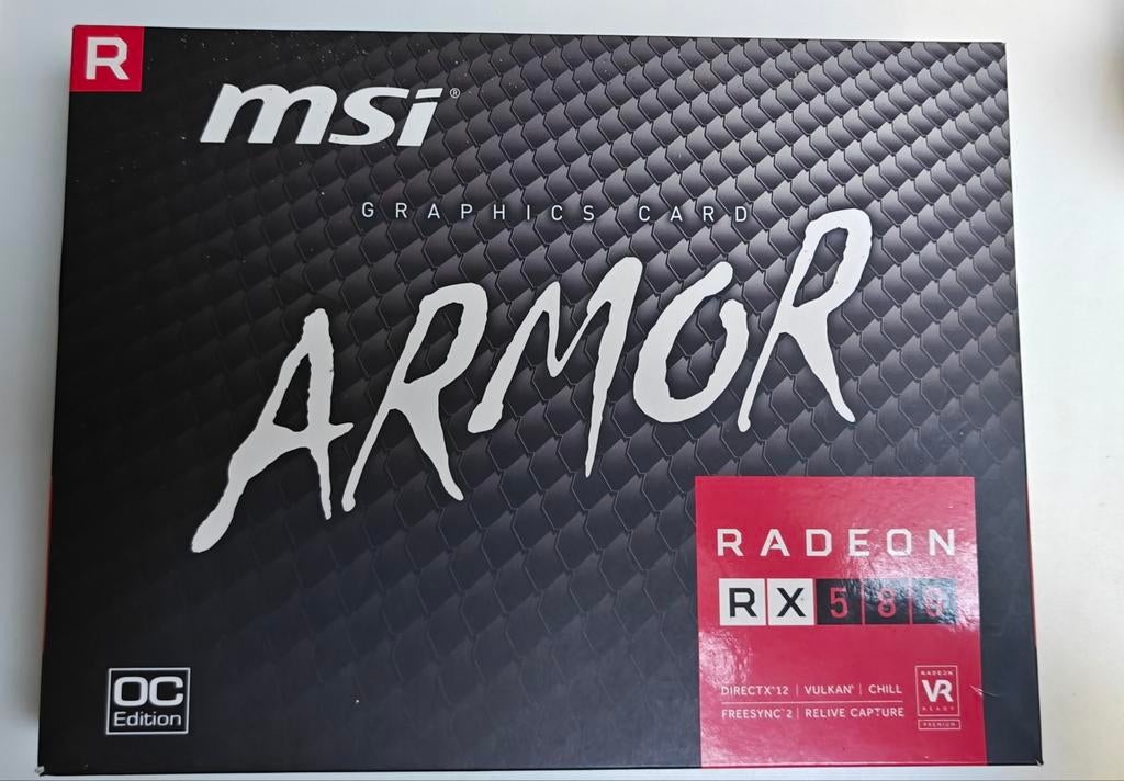 MSI Radeon RX580 Armor 8GB OC, Computers en Software, Videokaarten, Ophalen of Verzenden, GDDR5, PCI-Express 3