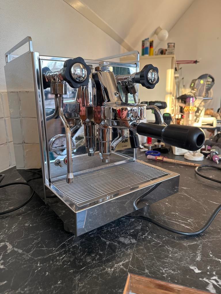 ECM/Rocket Cellini special espressomachine - Topstaat!, Espresso apparaat, 10 kopjes of meer, Gemalen koffie, Zo goed als nieuw