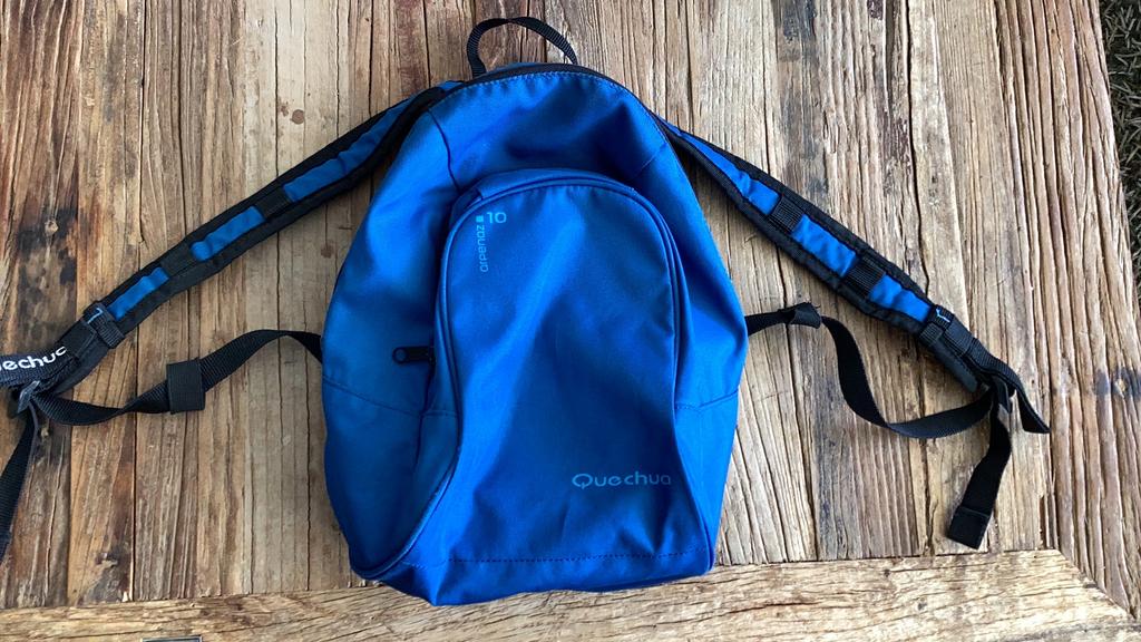 QUECHUA rukzakje in de kleur blauw, Ophalen, Gebruikt, Overige merken