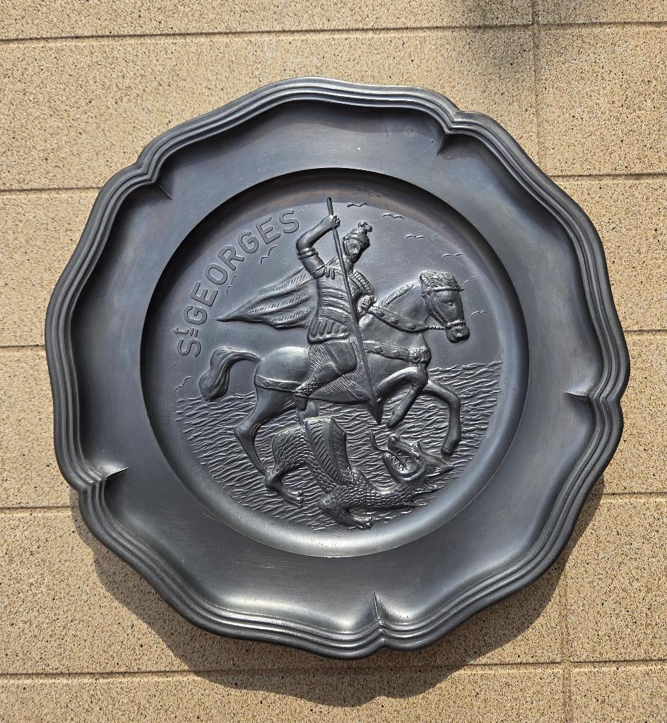 Diverse tinnen borden, Antiek en Kunst, Antiek | Tin, Ophalen of Verzenden