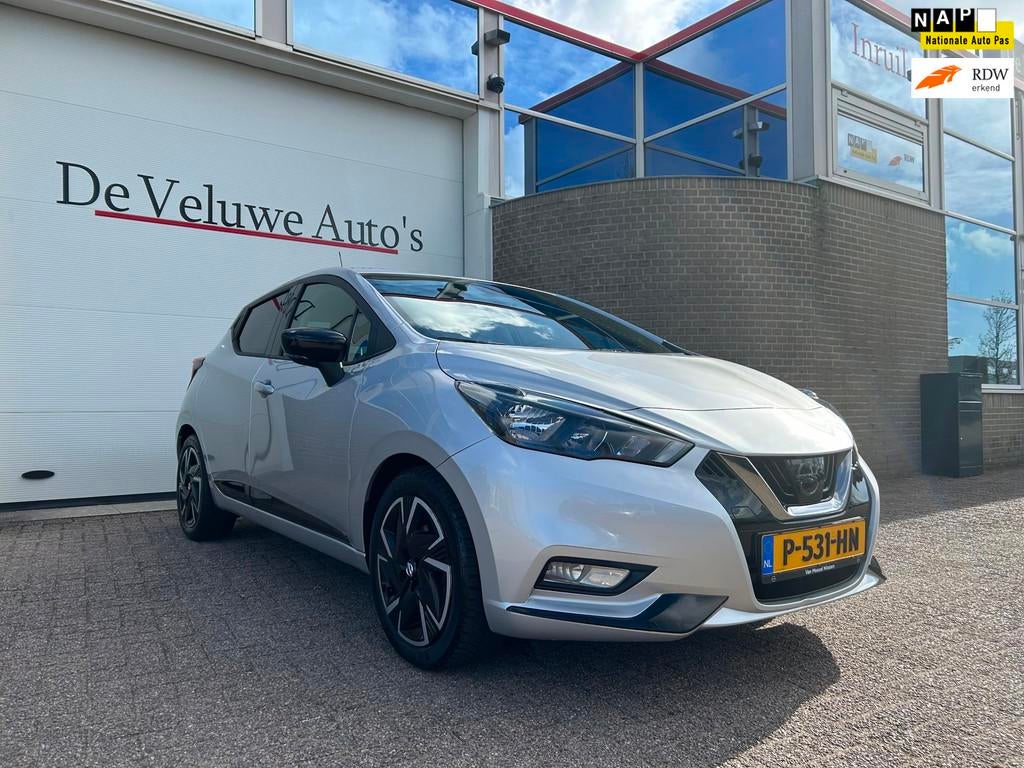 Nissan Micra 1.0 IG-T N-Design|Carplay|LED|Navi|Bluetooth|, Voorwielaandrijving, Stof, Euro 6, Handgeschakeld