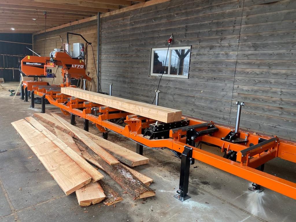 Op maat fijn bezaagd planken balken douglas lariks eiken, Ophalen, Zo goed als nieuw, 250 cm of meer, Balken