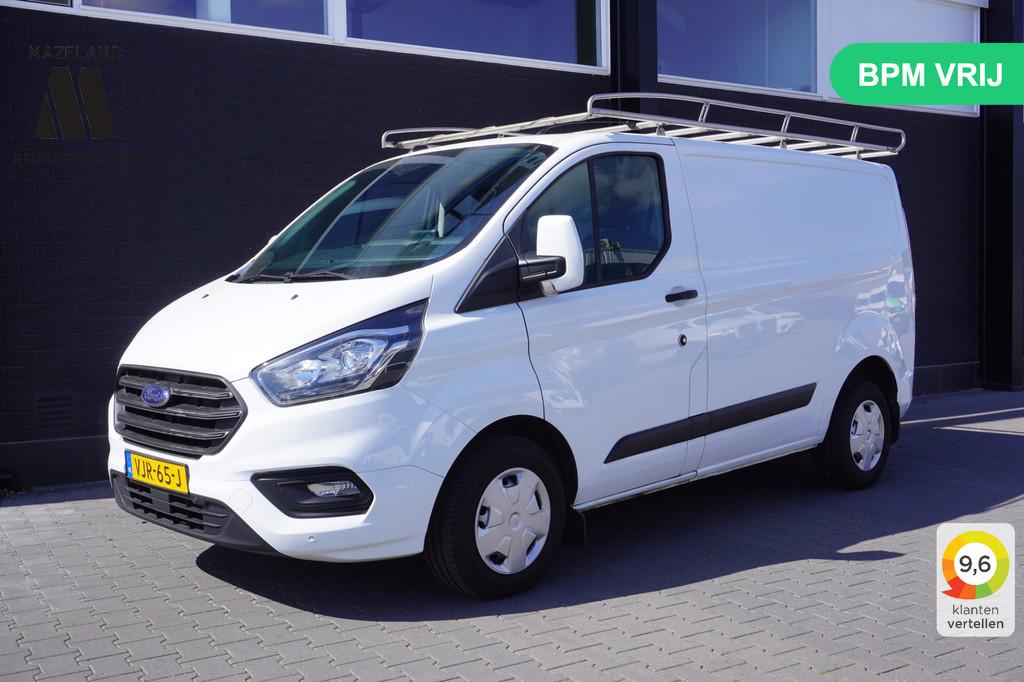 Ford Transit Custom 2.0 TDCI EURO 6 - Airco - Cruise - PDC -, Voorwielaandrijving, Stof, 4 cilinders, Wit