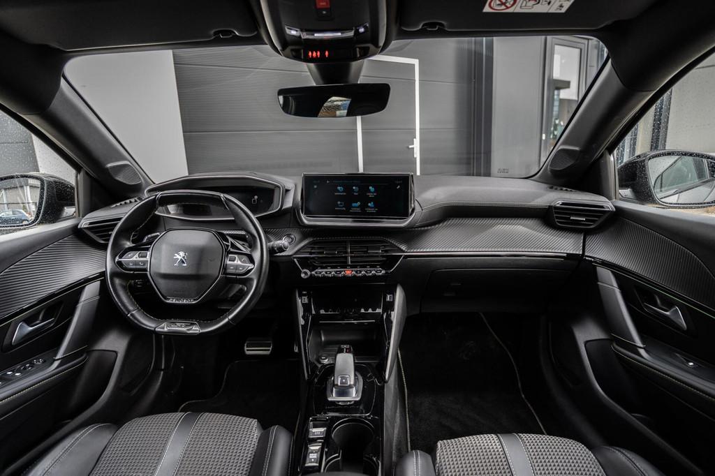 Peugeot 208 1.2 PureTech GT Pack Carplay|360 Cam|Navi|Vol!, 101 pk, Zwart, 1199 cc, Leder en Stof