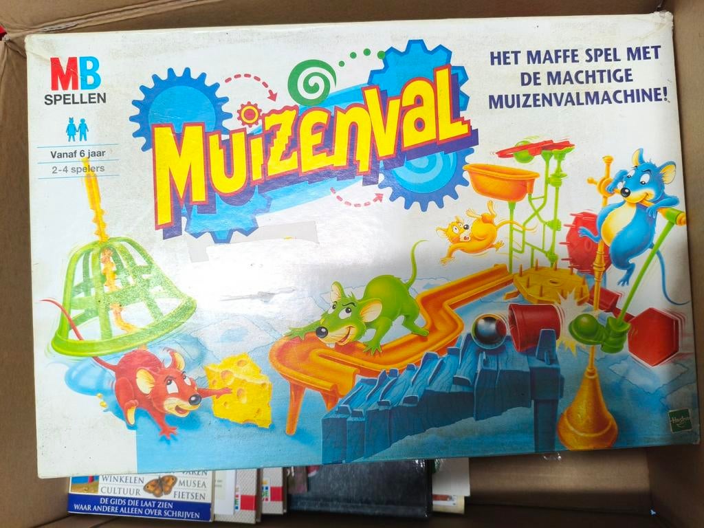 Muizenval Bordspel MB Spellen - Klassiek Gezinsspel, Hobby en Vrije tijd, Gezelschapsspellen | Bordspellen, Een of twee spelers