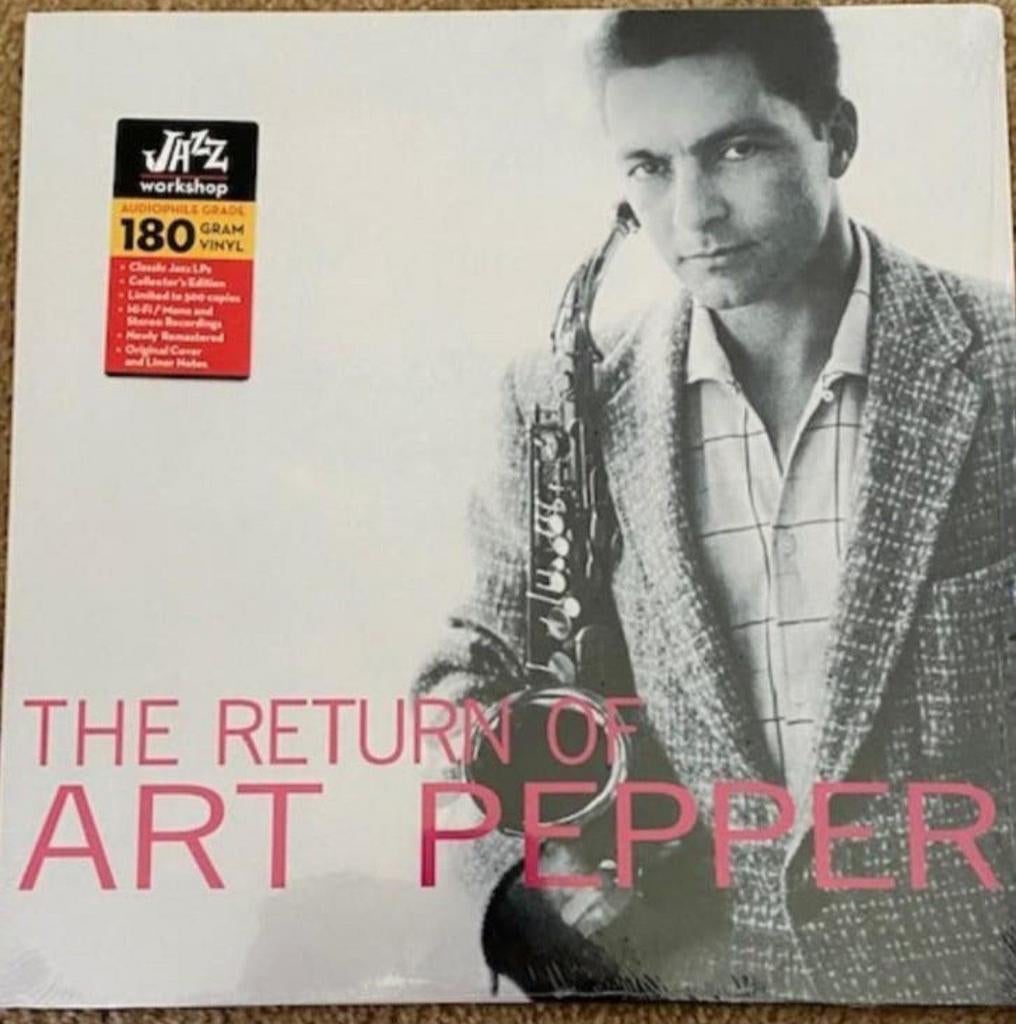 Art Pepper - The return of/oplage 500 Remaster/als nieuw, Cd's en Dvd's, Vinyl | Jazz en Blues, 1980 tot heden, Overige formaten