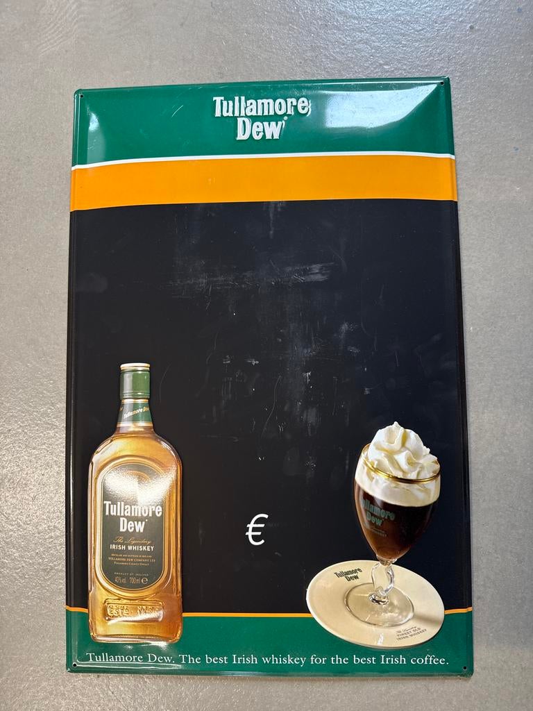 Krijtbord tulamore Dew, Ophalen of Verzenden