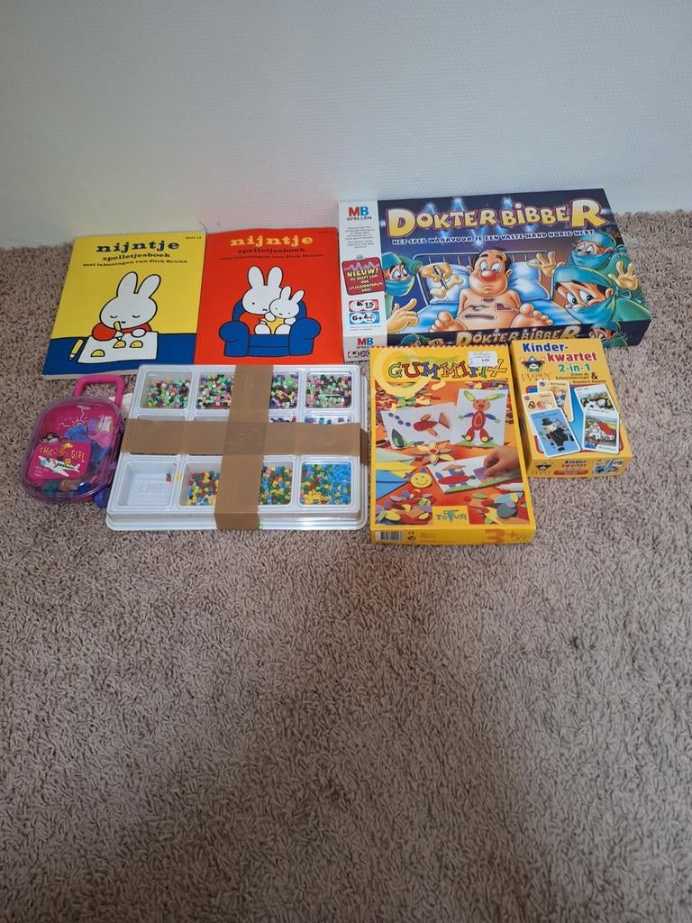Nijntje boeken, Dokter Bibber, Gummi en Kinderkwartet, Ophalen