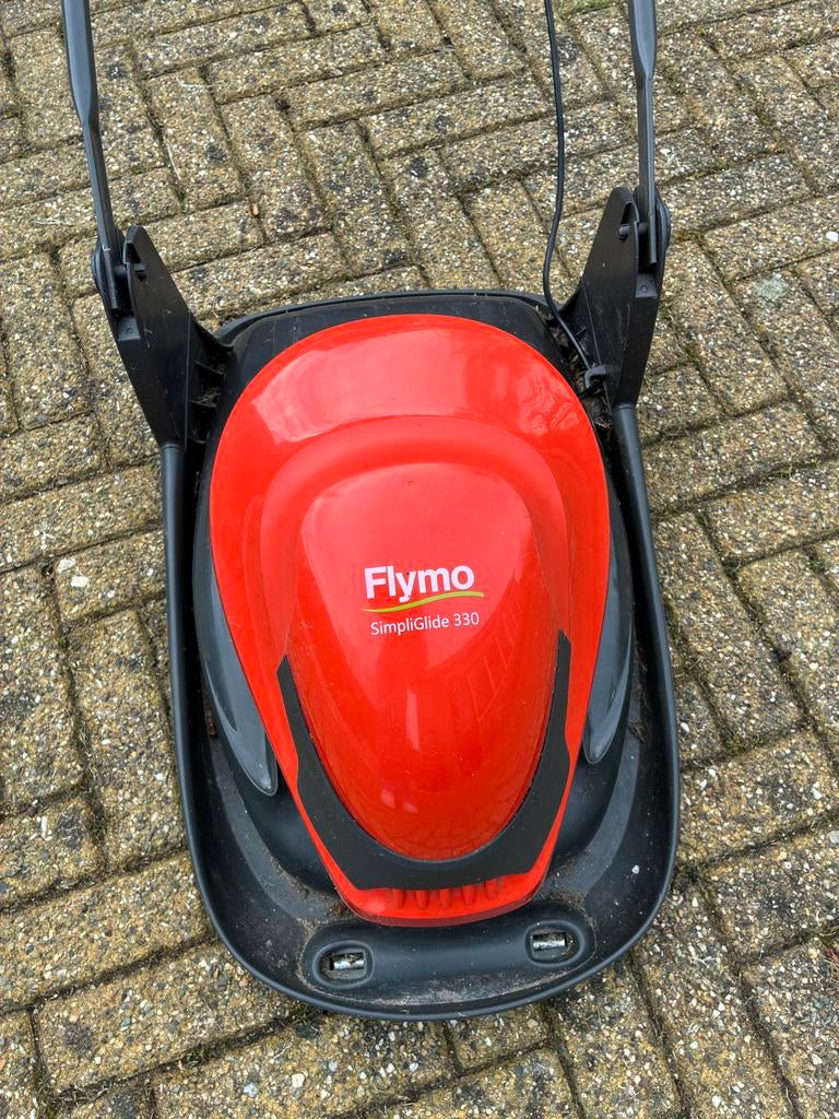 Flymo SimpliGlide 330 Elektrische Zweefmaaier - 33cm, Ophalen, Elektrische grasmaaier, Zo goed als nieuw, 30 t/m 39 cm