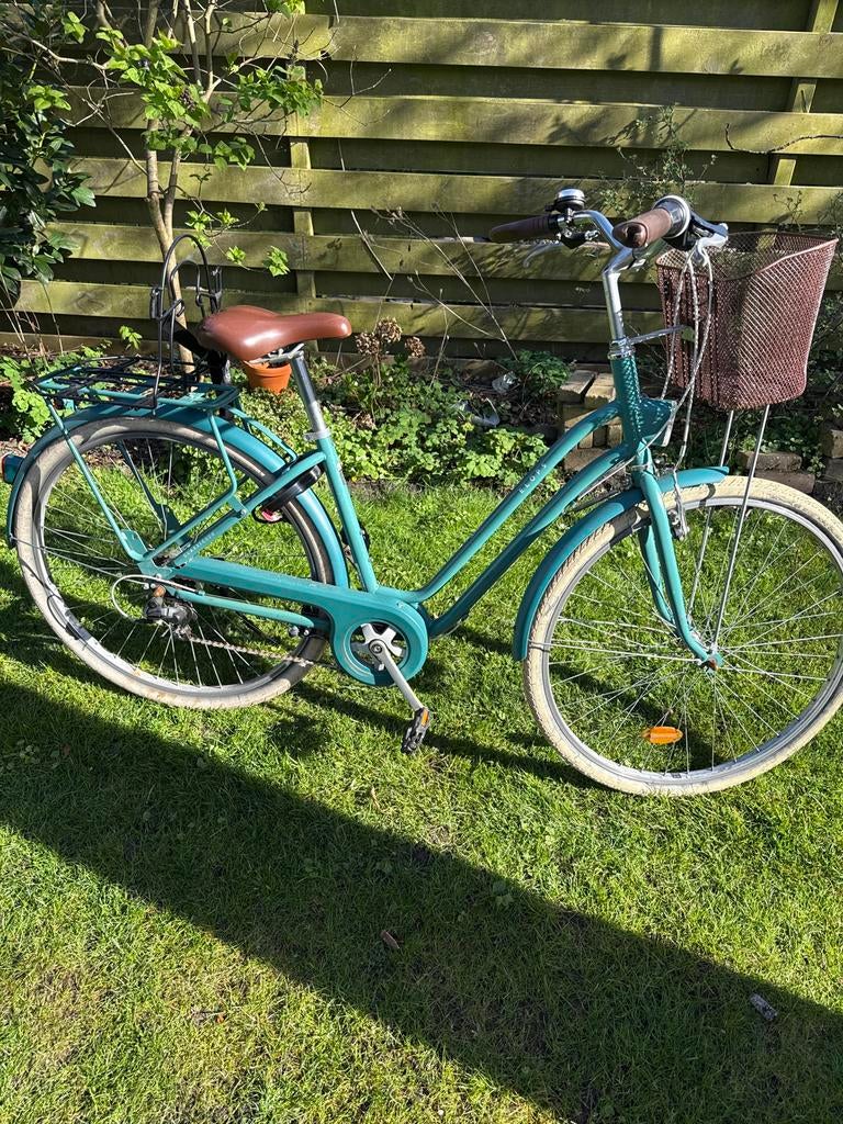 Elops Dames Stadsfiets L/XL - 6 Versnellingen, Fietsen en Brommers, Fietsen | Dames | Damesfietsen, Gebruikt, Versnellingen, 56 cm of meer