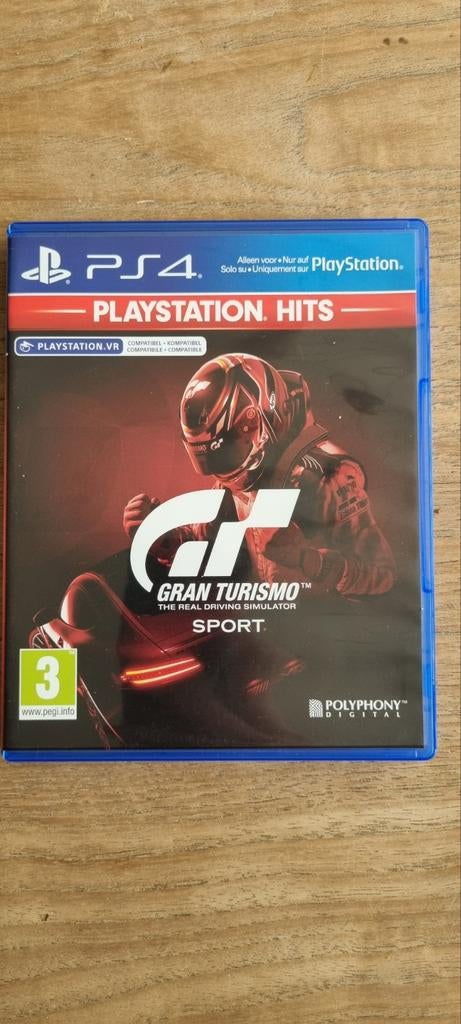 PS4 Gran Turismo Sport VR Compatible Playstation Hits, Ophalen, 1 speler, Racen en Vliegen, Zo goed als nieuw