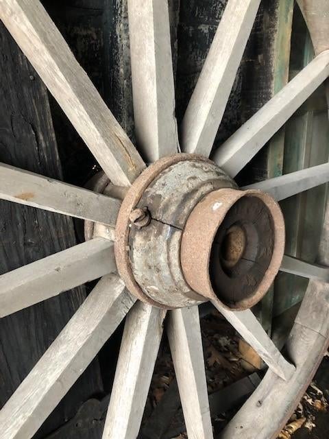 2 stuks wagenwiel van hout 30 cm Decoratief wagonwiel