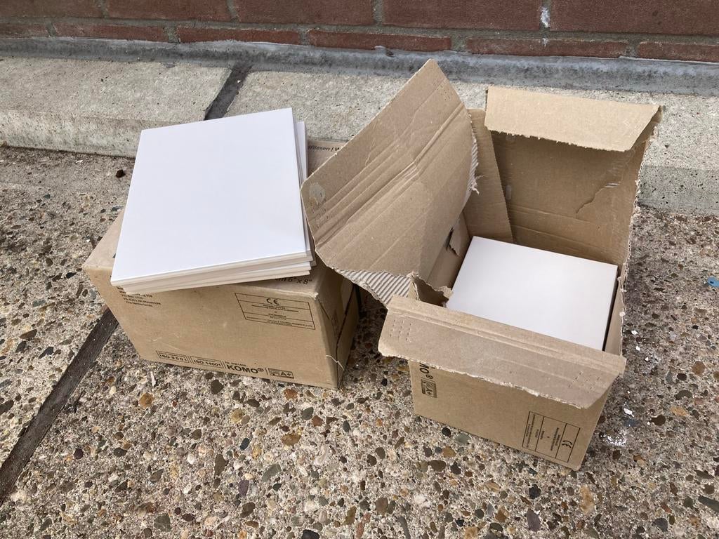 Mosa wandtegels gebroken wit 15x20 cm (ca. 40 stuks), Ophalen, Nieuw, Minder dan 20 cm, 20 tot 40 cm