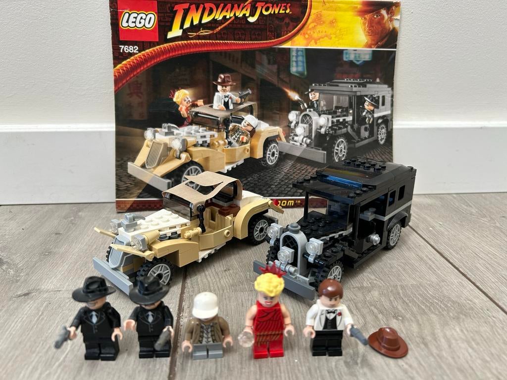 Lego Indiana Jones 7682 Shanghai Chase, unieke set!, Lego, Gebruikt, Lego, Info@lego.nl