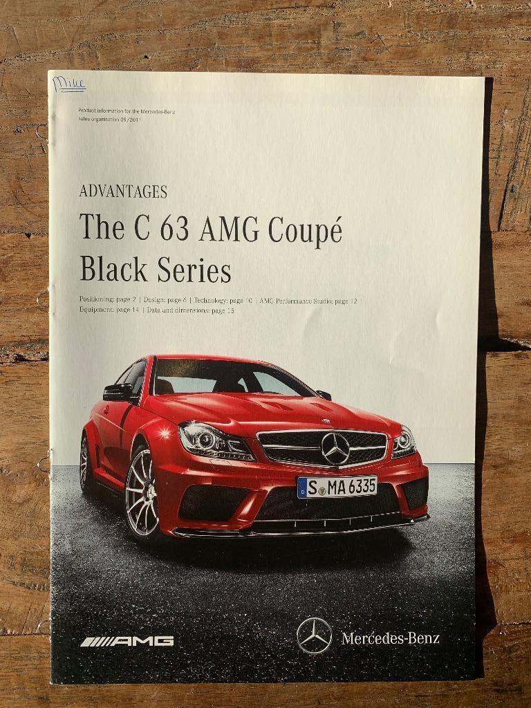 Product info Mercedes-Benz C 63 AMG Coupe Black Series 2011, Zo goed als nieuw, Mercedes-Benz, Mercedes, Ophalen of Verzenden