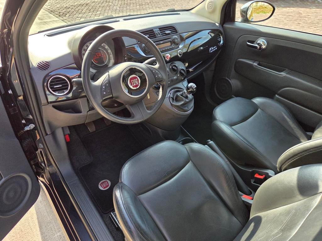 Fiat 500 0.9 TwinAir Lounge | Leer | Pano | Airco |, Voorwielaandrijving, Euro 5, 86 pk, Gebruikt