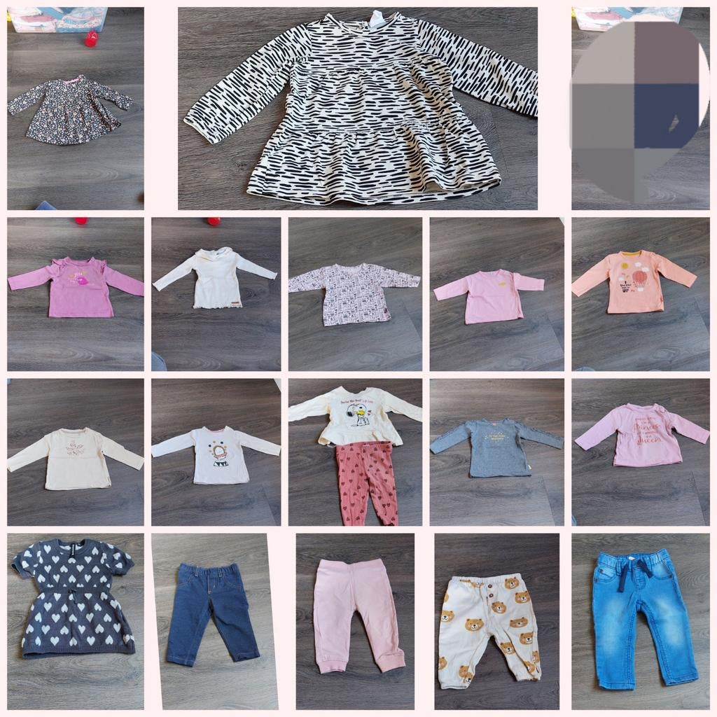 Kledingpakket meisje maat 68, Kinderen en Baby's, Ophalen of Verzenden, Gebruikt, Meisje, Overige typen
