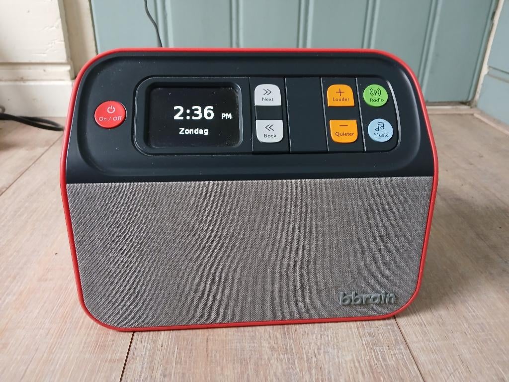 Dementievriendelijke Radio met DAB+ en FM en USB Afspelen, Ophalen of Verzenden, Zo goed als nieuw, Radio
