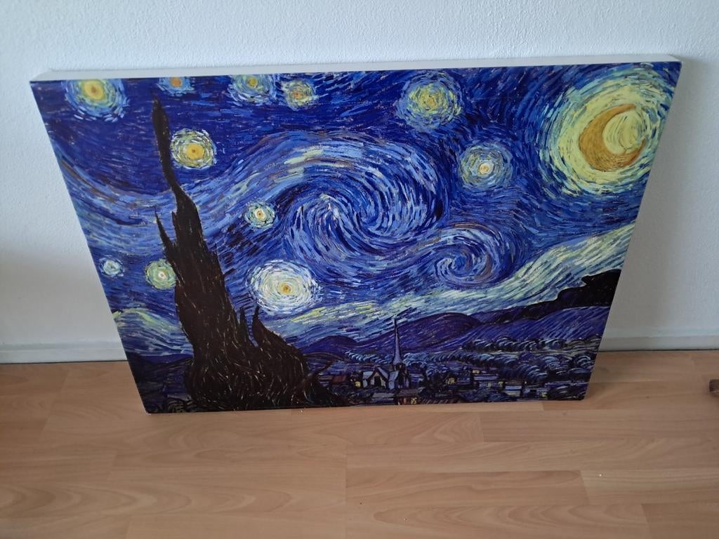 Doek met afbeelding van de Vincent van Gogh, Ophalen