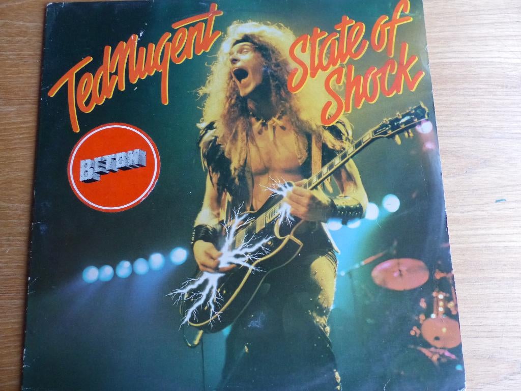 Ted Nugent – State Of Shock, Cd's en Dvd's, Vinyl | Hardrock en Metal, Ophalen of Verzenden, Gebruikt