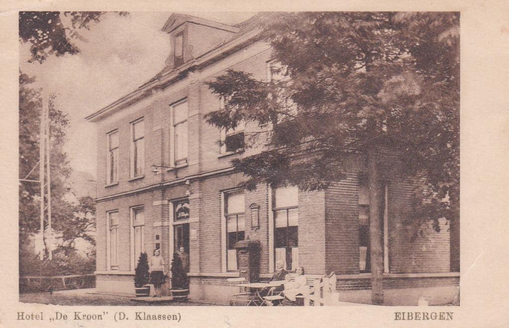 GA1365 Eibergen Hotel De Kroon D Klaassen Groenlo Neede 1928, Verzenden, 1920 tot 1940, Gelopen, Gelderland