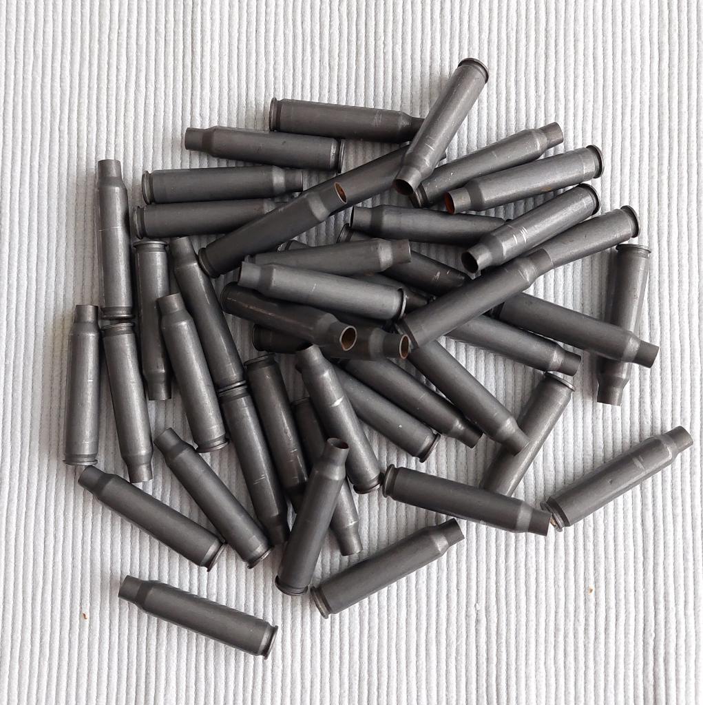 Kogelhulzen (leeg en gebruikt) - Kaliber .223, Verzamelen, Ophalen of Verzenden, Landmacht, Nederland, Hulzen of Bodemvondsten