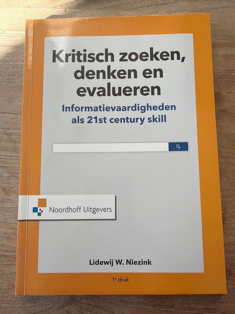 Kritisch zoeken, denken en evalueren, Ophalen of Verzenden, Gamma, Zo goed als nieuw, Niet van toepassing