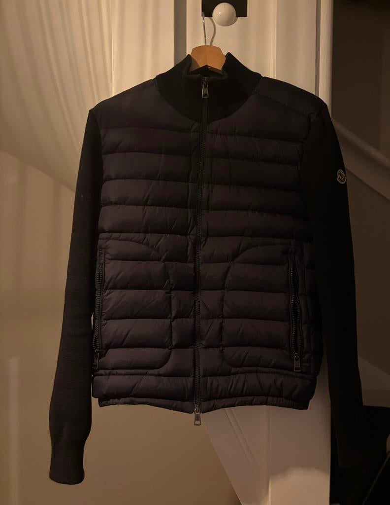 Moncler Cardigan, Ophalen of Verzenden, Zo goed als nieuw, Blauw