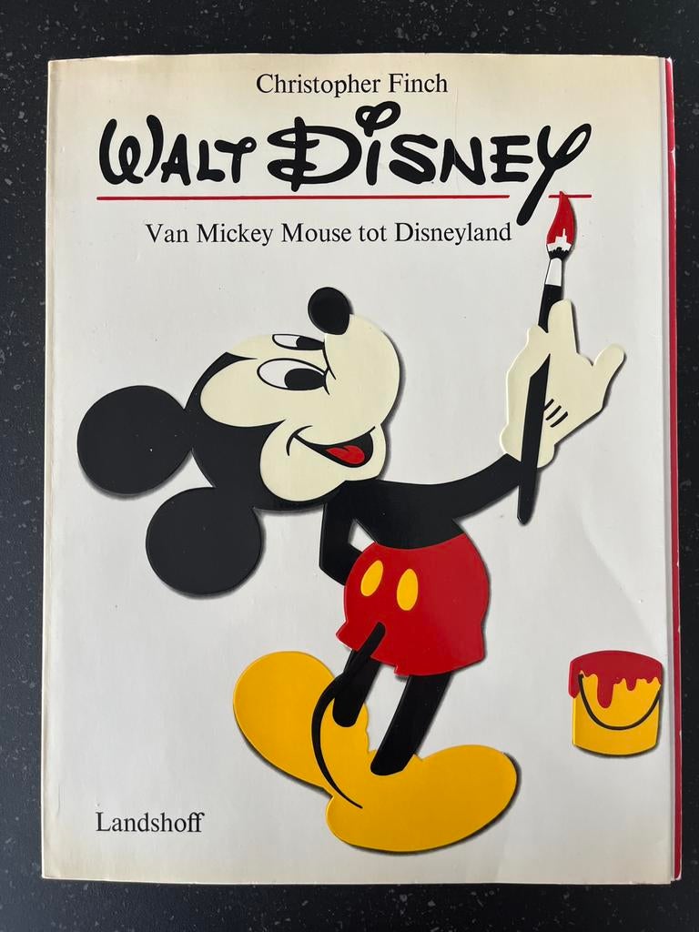 Vintage Boek “Walt Disney – Van Mickey Mouse tot Disneyland”, ., Overige typen, Ophalen of Verzenden, Zo goed als nieuw