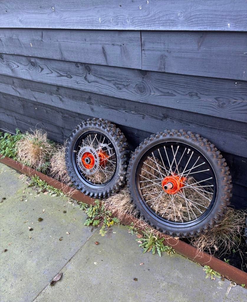 KTM 85 Kleine Wielen Haan - Crossmotor Velgen Set, Motoren, Onderdelen | Overige, Ophalen, Gebruikt