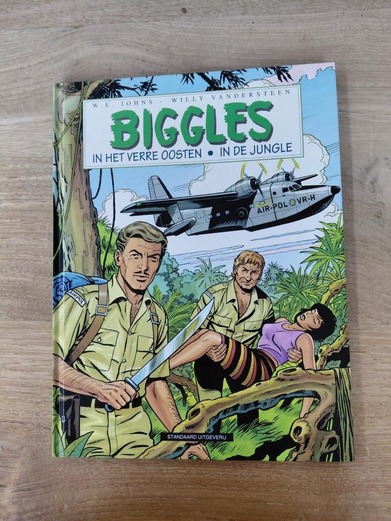 Biggles HC In het verre oosten - in de jungle, Boeken, Gelezen, W.E. Johns, Willy Vandersteen, Eén stripboek, Ophalen of Verzenden
