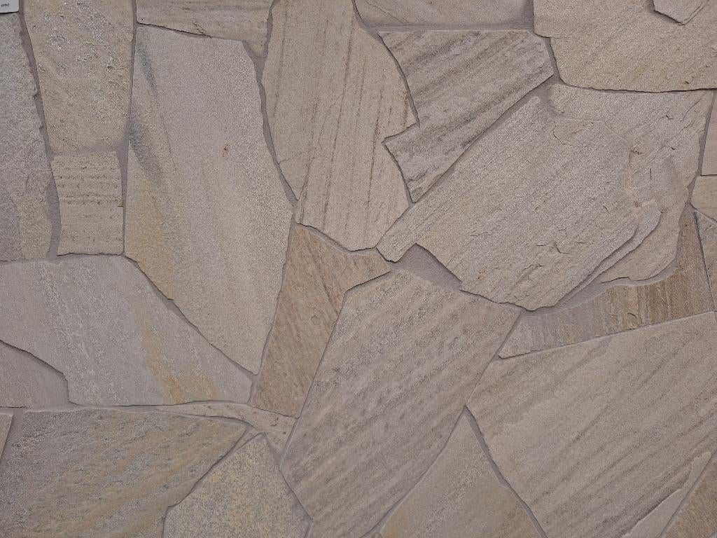 muur en wandbekleding flagstones Brasil White 1-1,5 cm dik, Ophalen of Verzenden, Nieuw, Overige typen