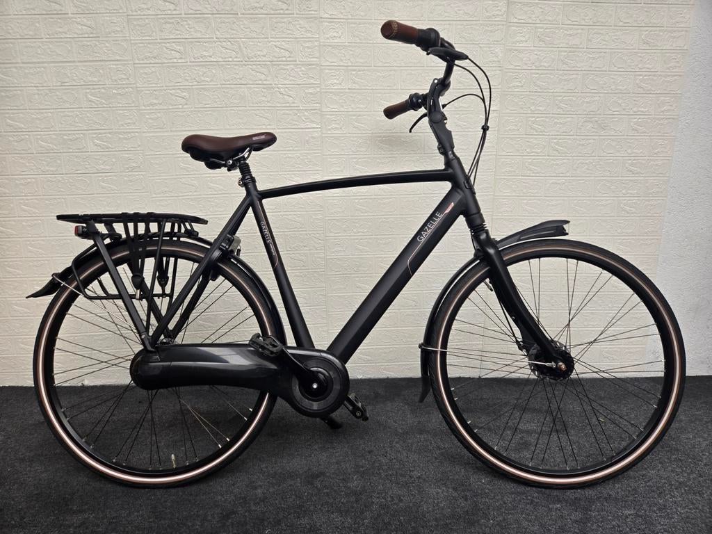 Gazelle Orange C8 herenfiets frame 61 cm, Fietsen en Brommers, Fietsen | Heren | Herenfietsen, Zo goed als nieuw, Gazelle, Versnellingen