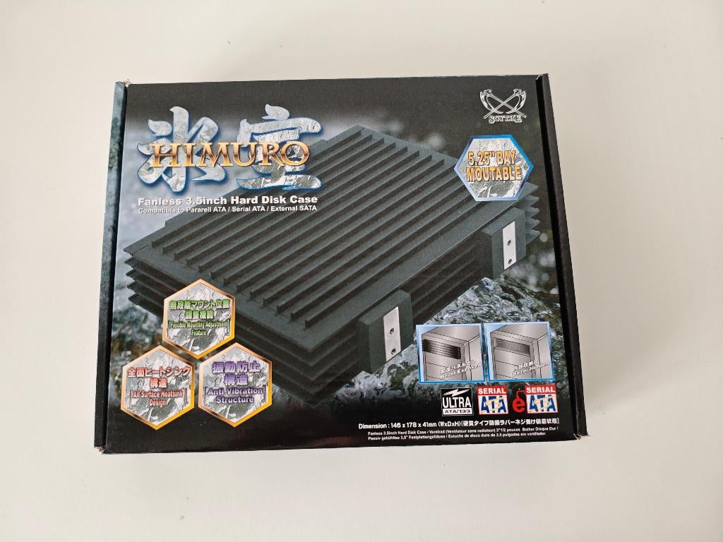 Scythe Himuro HDD Harddisk 3.5" Cooler Case Behuizing, Ophalen of Verzenden, Gebruikt, Luchtkoeling