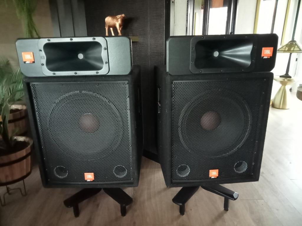 JBL JRX 100 PA luidsprekers, Audio, Tv en Foto, Luidsprekers, Ophalen, Gebruikt, Front, Rear of Stereo speakers, JBL
