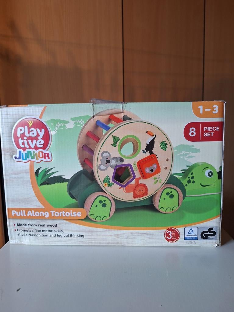 Schildpadjes op wielen met figuren., Ophalen