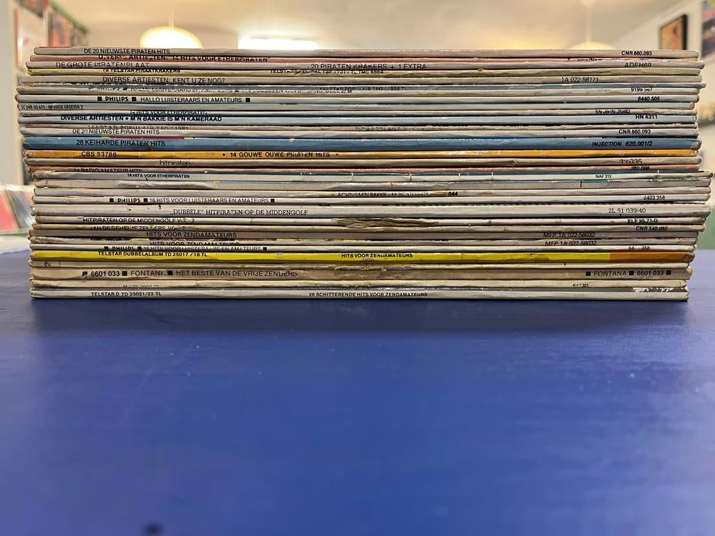 30 lps zendamateurs piraten, Ophalen of Verzenden, Gebruikt, Overige formaten, Levenslied of Smartlap